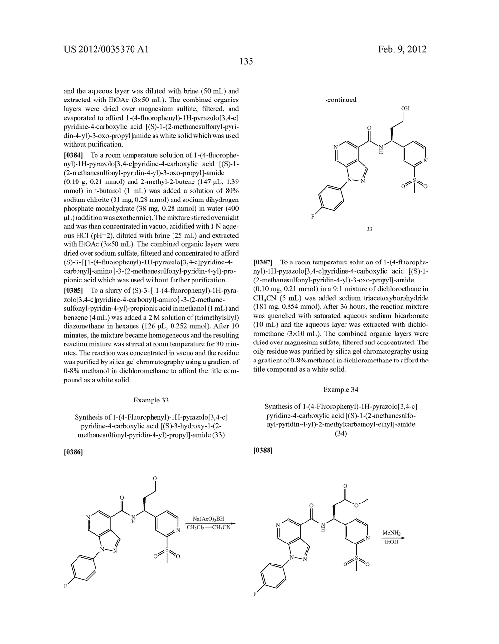 Azaindazole Compounds As CCR1 Receptor Antagonists - diagram, schematic, and image 136