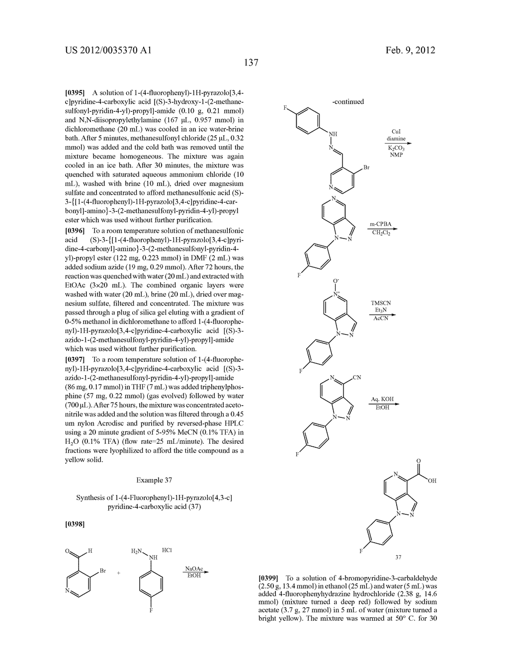 Azaindazole Compounds As CCR1 Receptor Antagonists - diagram, schematic, and image 138