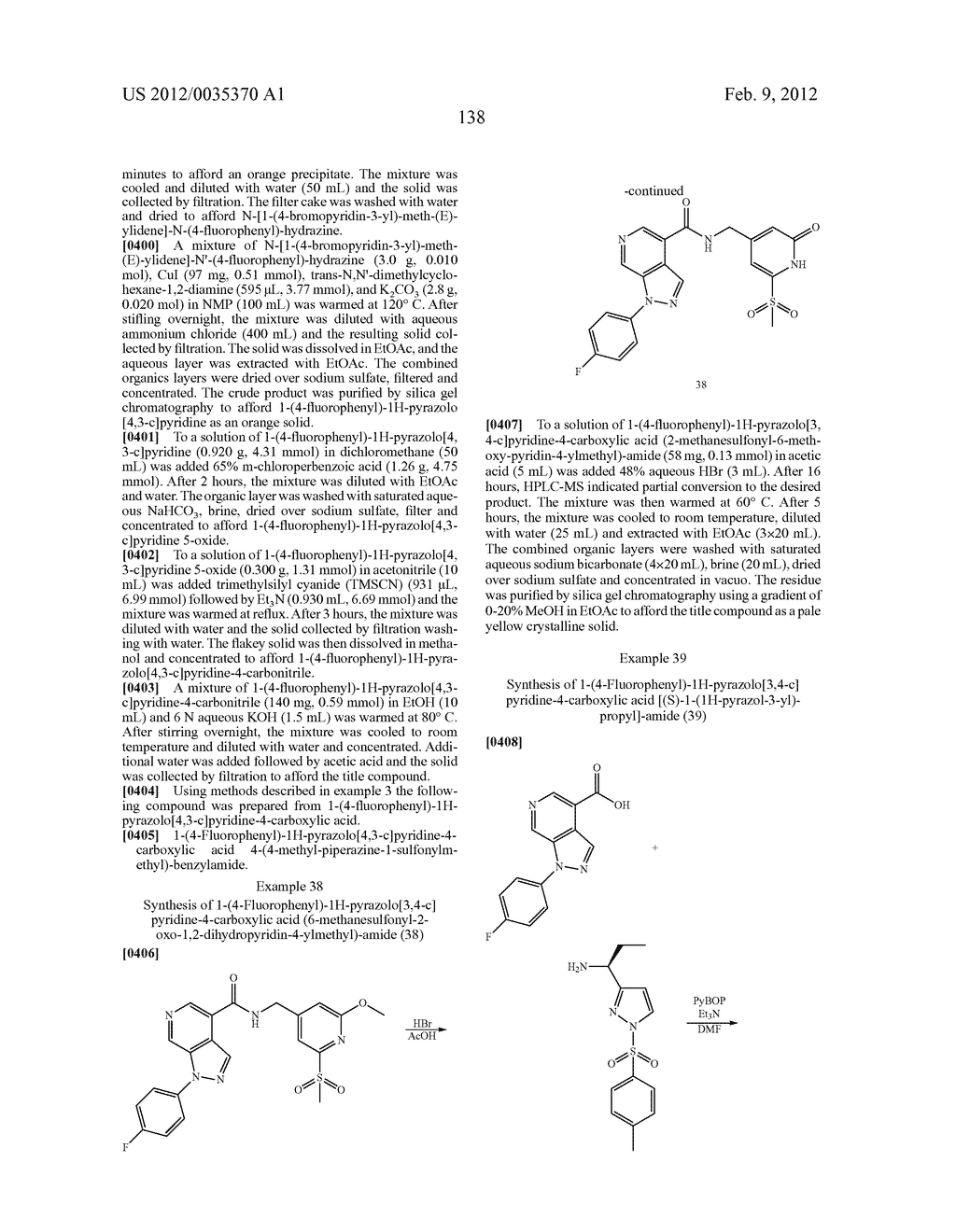 Azaindazole Compounds As CCR1 Receptor Antagonists - diagram, schematic, and image 139