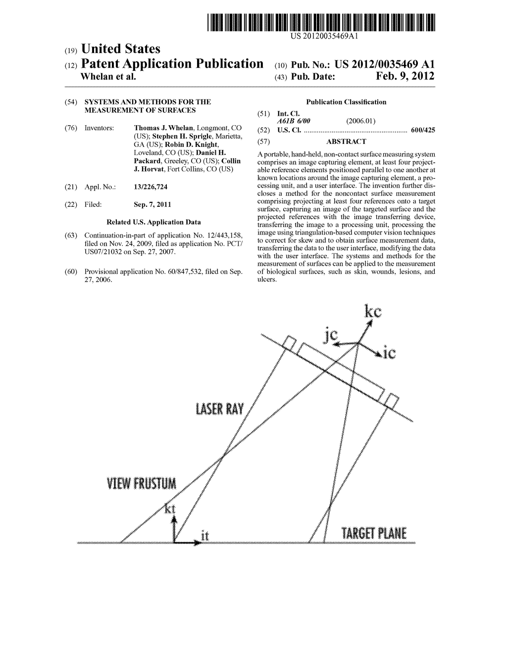 SYSTEMS AND METHODS FOR THE MEASUREMENT OF SURFACES - diagram, schematic, and image 01