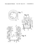 Polyaxial bone anchors with pop-on shank, fully constrained friction fit     retainer and lock and release insert diagram and image