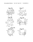 Polyaxial bone anchors with pop-on shank, fully constrained friction fit     retainer and lock and release insert diagram and image