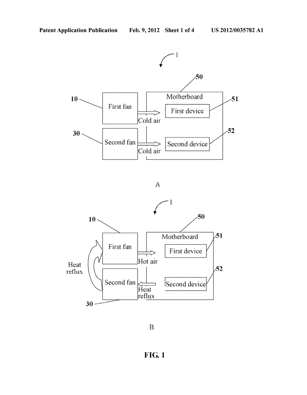 SYSTEM AND METHOD FOR COOLING AN ELECTRONIC DEVICE - diagram, schematic, and image 02