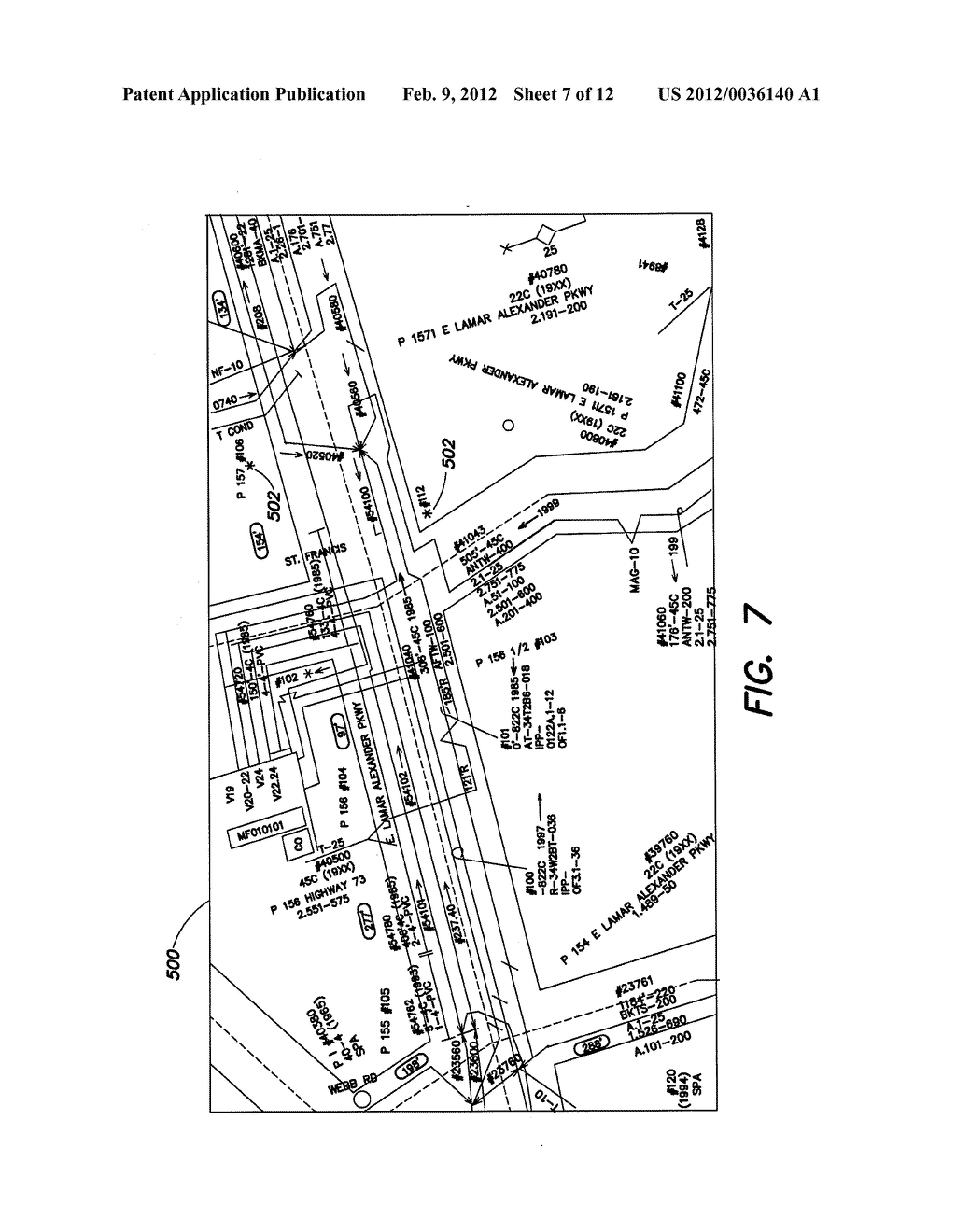 METHODS AND APPARATUS FOR ANALYZING LOCATE AND MARKING OPERATIONS BY     COMPARING FILTERED LOCATE AND/OR MARKING INFORMATION - diagram, schematic, and image 08