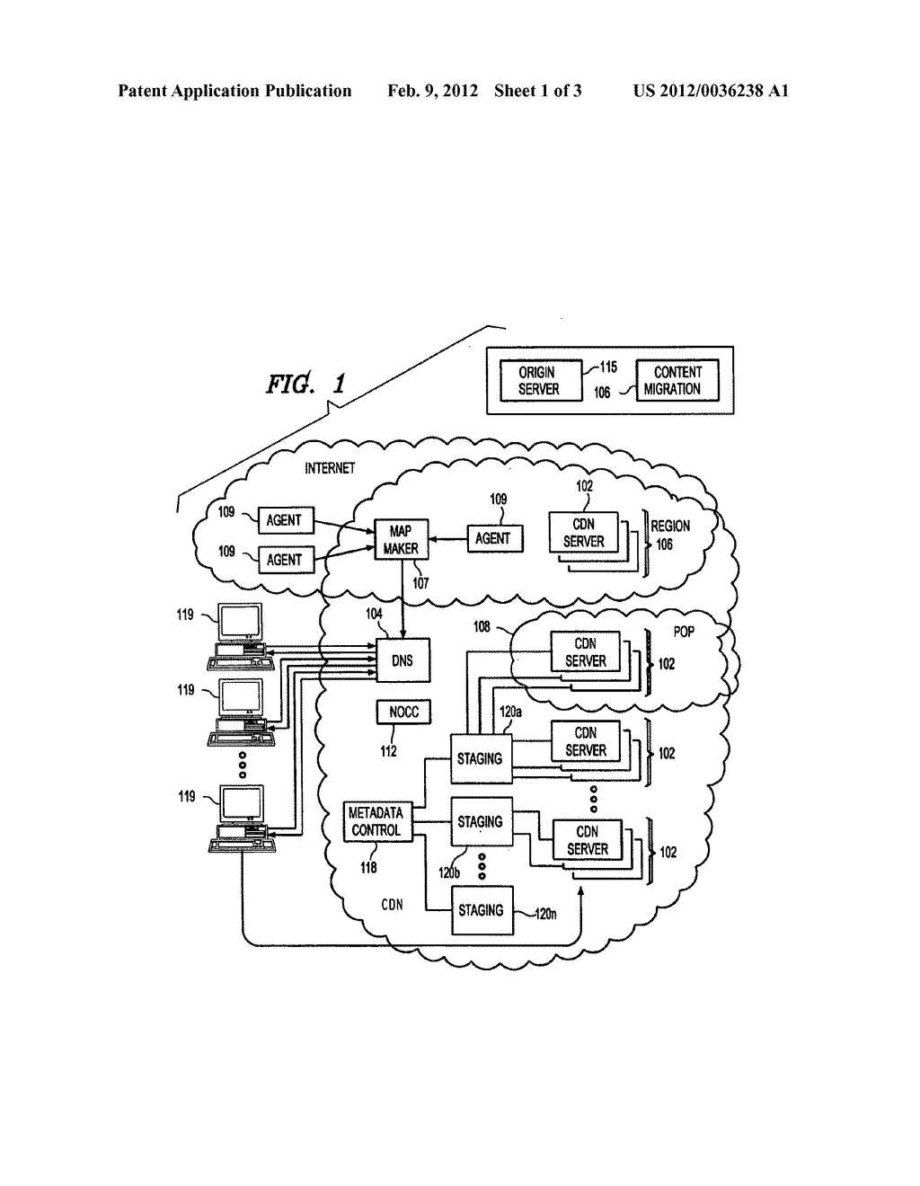 Method and system for providing on-demand content delivery for an origin     server - diagram, schematic, and image 02