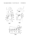 Convertible swimwear diagram and image