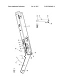 DOOR HINGE FOR OPENING AND CLOSING A DOOR OF A DOMESTIC APPLIANCE diagram and image