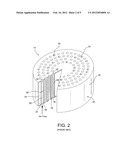 DIMPLED/GROOVED FACE ON A FUEL INJECTION NOZZLE BODY FOR FLAME     STABILIZATION AND RELATED METHOD diagram and image