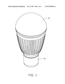 LAMP ENVELOPE AND LED LAMP USING THE SAME diagram and image