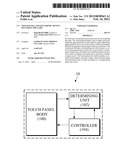 TOUCH PANEL AND ELECTRONIC DEVICE INCLUDING THE SAME diagram and image