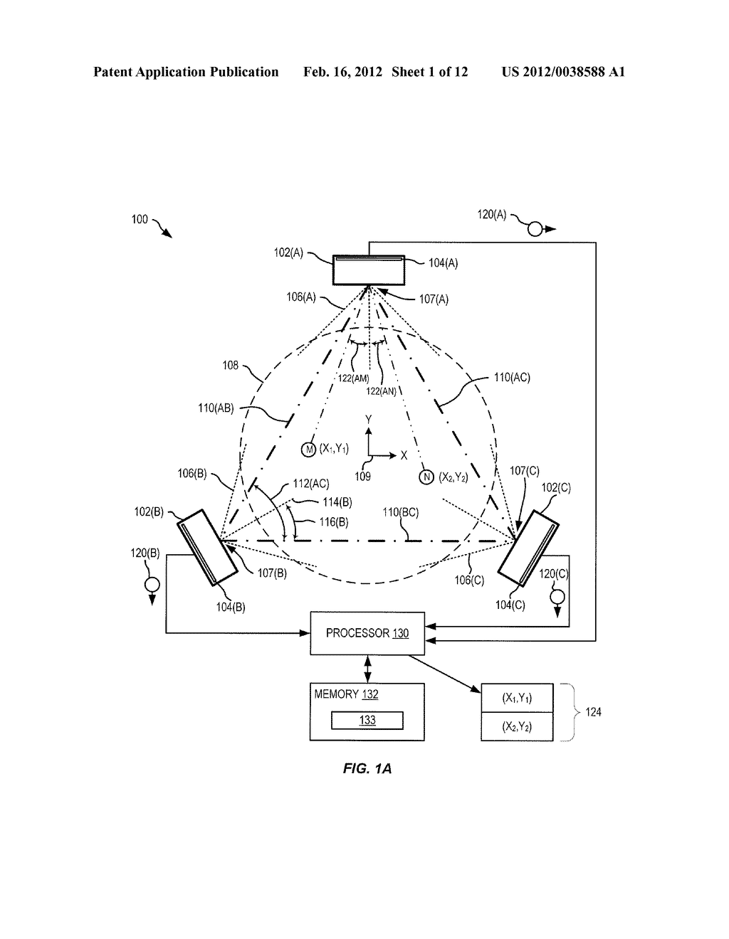 Optical Position Input System And Method - diagram, schematic, and image 02