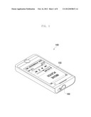 MOBILE DEVICE HAVING PROJECTOR MODULE AND METHOD FOR OUTPUTTING IMAGES IN     THE MOBILE DEVICE diagram and image