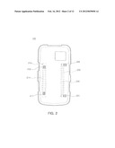 ELECTRONIC DEVICE HAVING TRANSMISSION LINE PATTERN EMBEDDED IN CASE AND     METHOD FOR MANUFACTURING THE SAME diagram and image