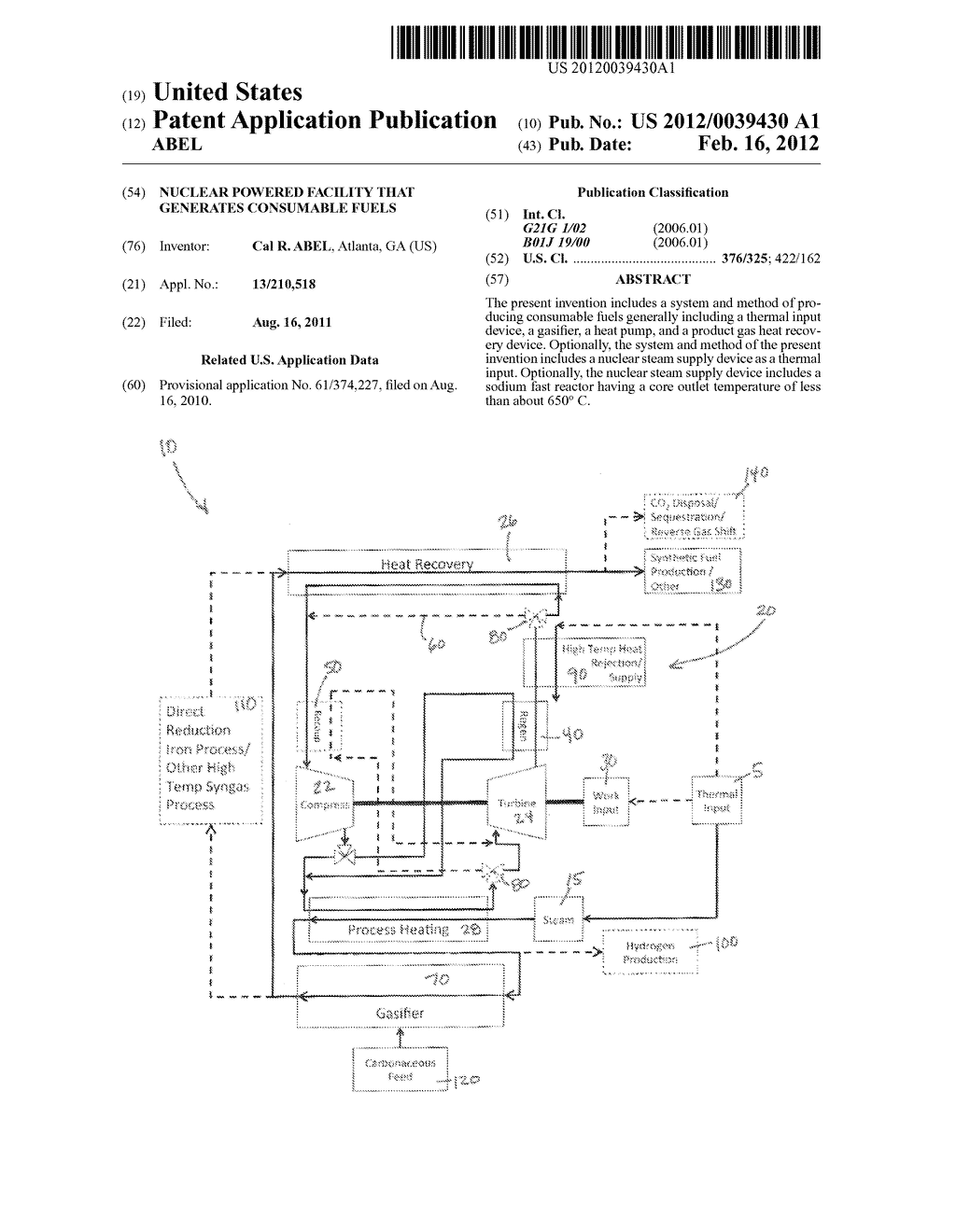 NUCLEAR POWERED FACILITY THAT GENERATES CONSUMABLE FUELS - diagram, schematic, and image 01