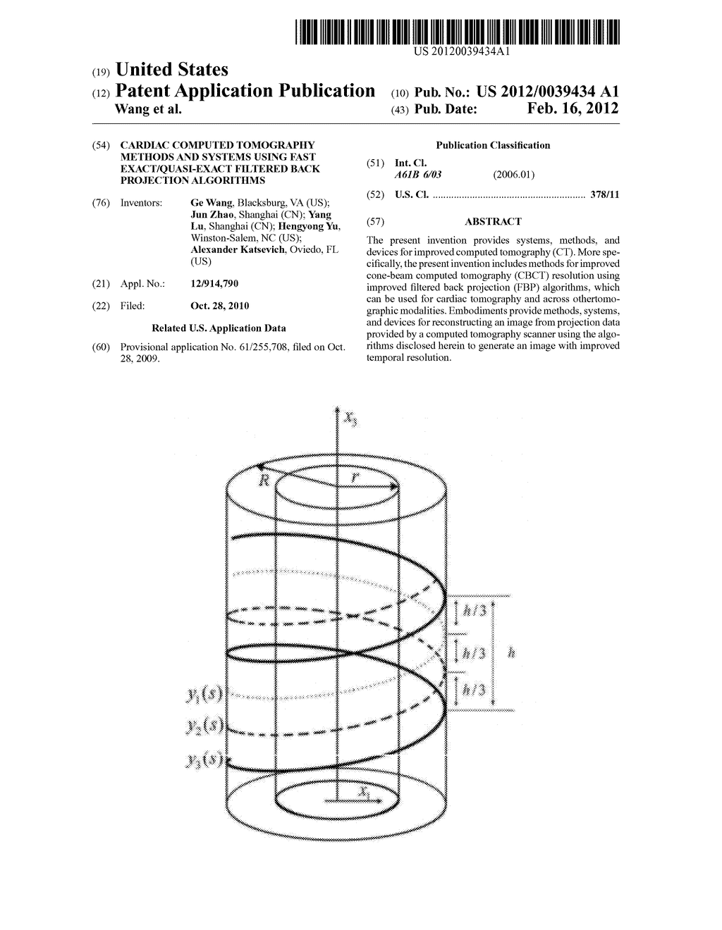 CARDIAC COMPUTED TOMOGRAPHY METHODS AND SYSTEMS USING FAST     EXACT/QUASI-EXACT FILTERED BACK PROJECTION ALGORITHMS - diagram, schematic, and image 01