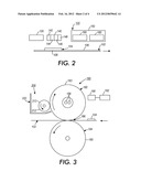 MULTI-STAGE FIXING SYSTEMS, PRINTING APPARATUSES AND METHODS OF FIXING     MARKING MATERIAL TO SUBSTRATES diagram and image