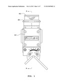 ONE-TOUCH CHAMFERING-AMOUNT ADJUSTMENT DEVICE FOR A CHAMFERING MACHINE diagram and image