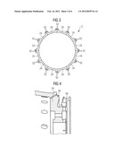 Guide vane system for a turbomachine having segmented guide vane carriers diagram and image