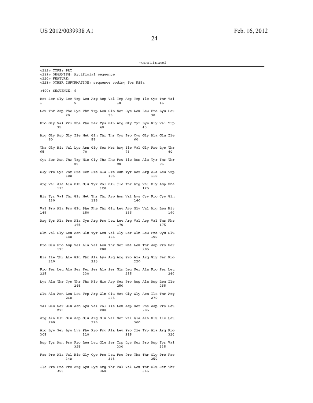 COMPOSITION COMPRISING THE POLYPROTEIN NS3/NS4 AND THE POLYPEPTIDE NS5B OF     HCV, EXPRESSION VECTORS INCLUDING THE CORRESPONDING NUCLEIC SEQUENCES AND     THEIR THERAPEUTIC USE - diagram, schematic, and image 42