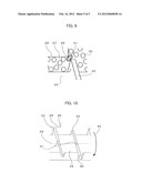 MOLDING MATERIAL FEED SCREW USED IN MOLDING MATERIAL SUPPLY DEVICE OF     INJECTION MOLDING MACHINE diagram and image