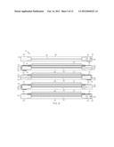 MOLDED FRAME WITH CORRUGATED COOLING FIN FOR AIR-COOLED BATTERY diagram and image