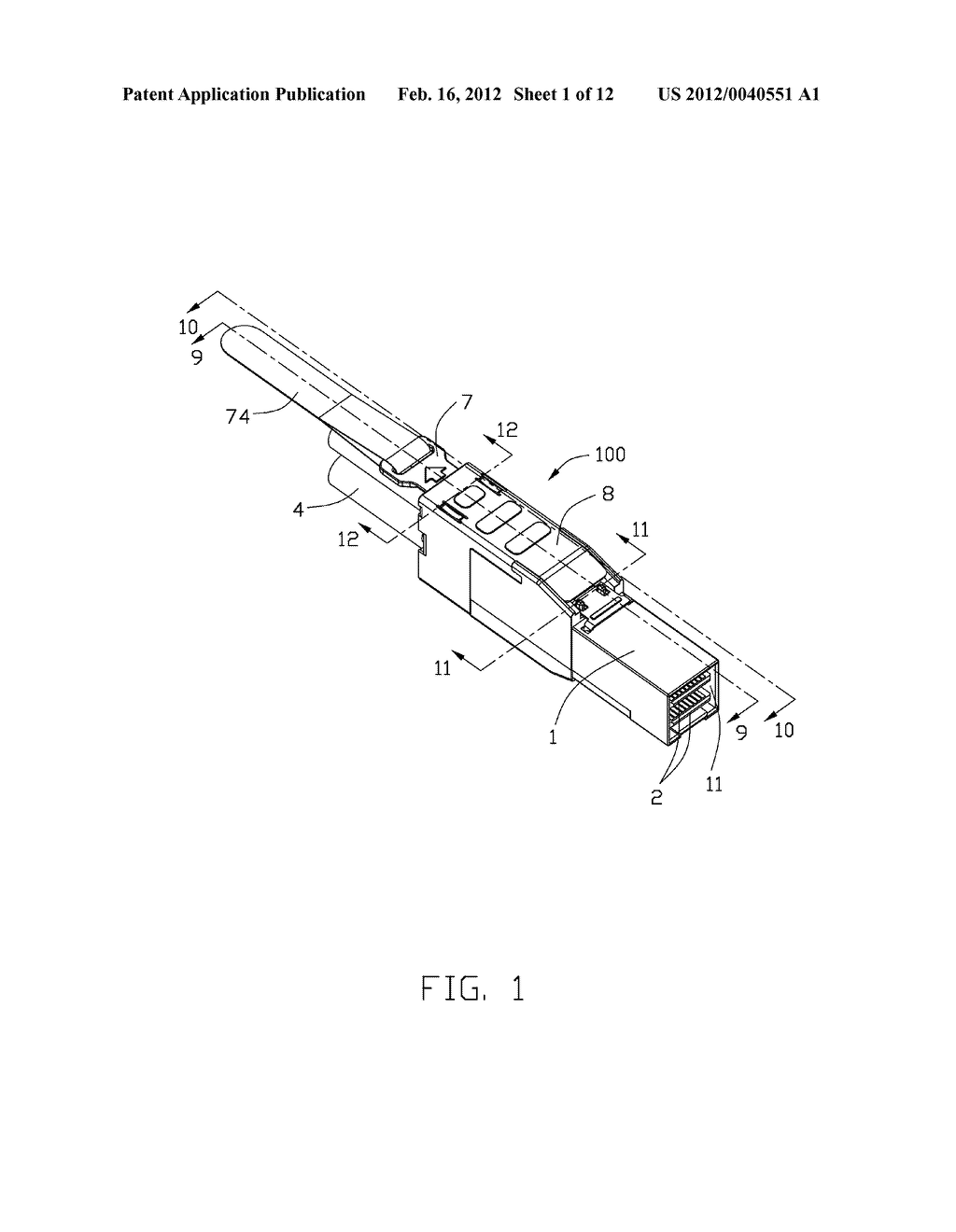 ELECTRICAL CONNECTOR ASSEMBLY WITH A LATCH MECHANISM EASILY OPERATED - diagram, schematic, and image 02