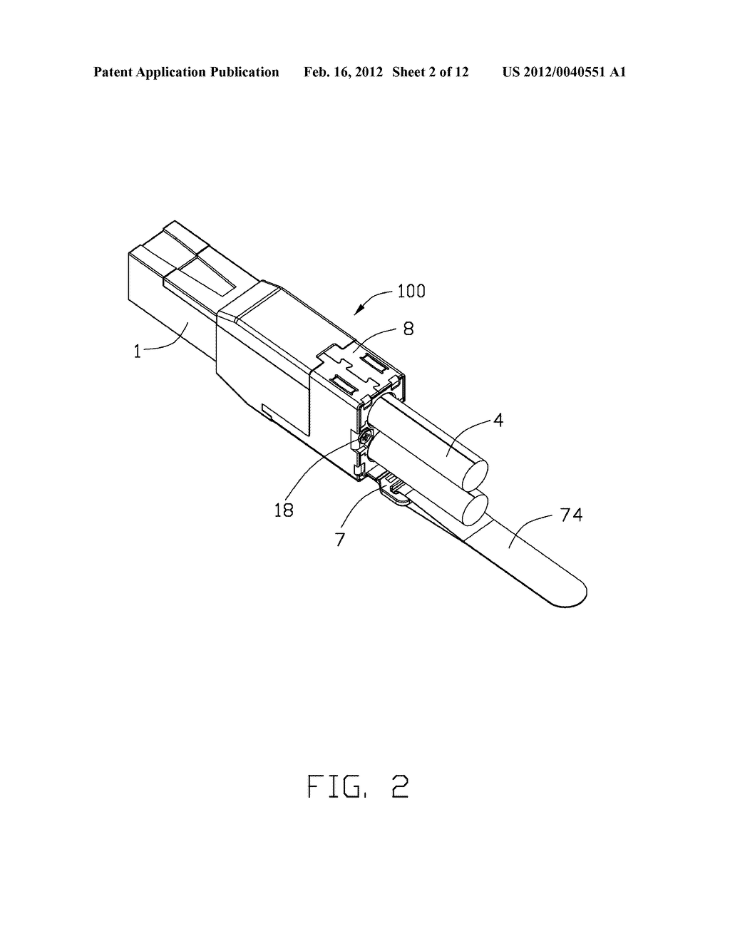 ELECTRICAL CONNECTOR ASSEMBLY WITH A LATCH MECHANISM EASILY OPERATED - diagram, schematic, and image 03