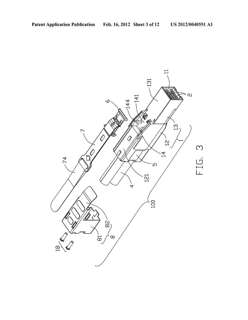 ELECTRICAL CONNECTOR ASSEMBLY WITH A LATCH MECHANISM EASILY OPERATED - diagram, schematic, and image 04