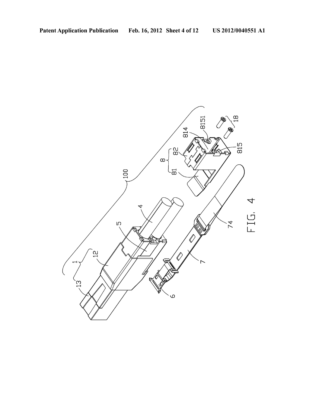 ELECTRICAL CONNECTOR ASSEMBLY WITH A LATCH MECHANISM EASILY OPERATED - diagram, schematic, and image 05