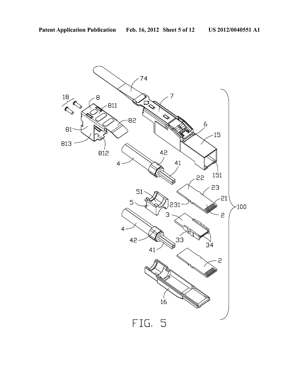 ELECTRICAL CONNECTOR ASSEMBLY WITH A LATCH MECHANISM EASILY OPERATED - diagram, schematic, and image 06
