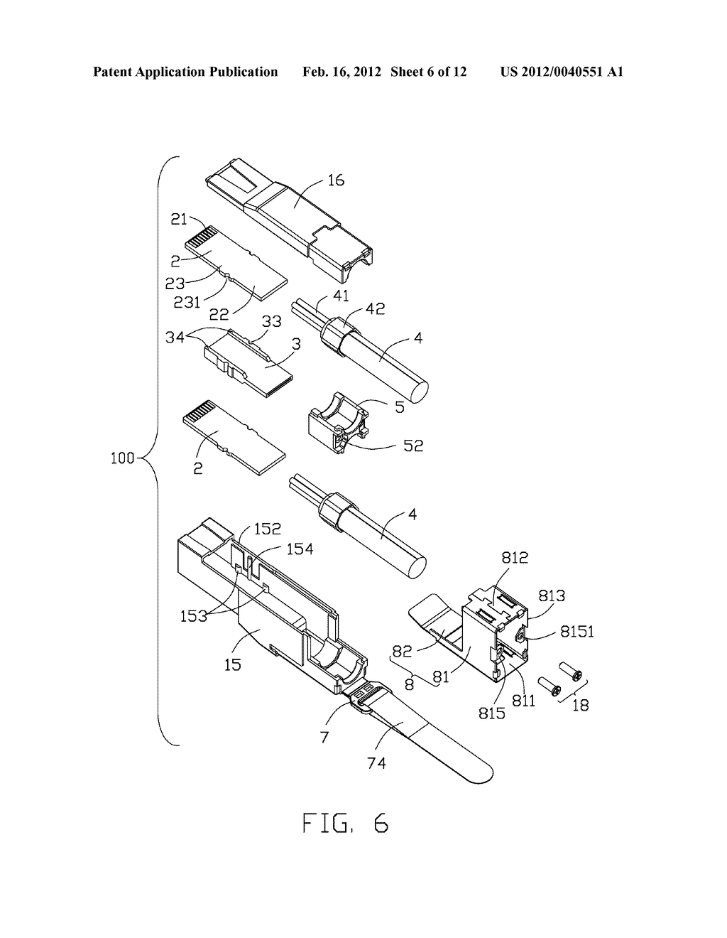 ELECTRICAL CONNECTOR ASSEMBLY WITH A LATCH MECHANISM EASILY OPERATED - diagram, schematic, and image 07