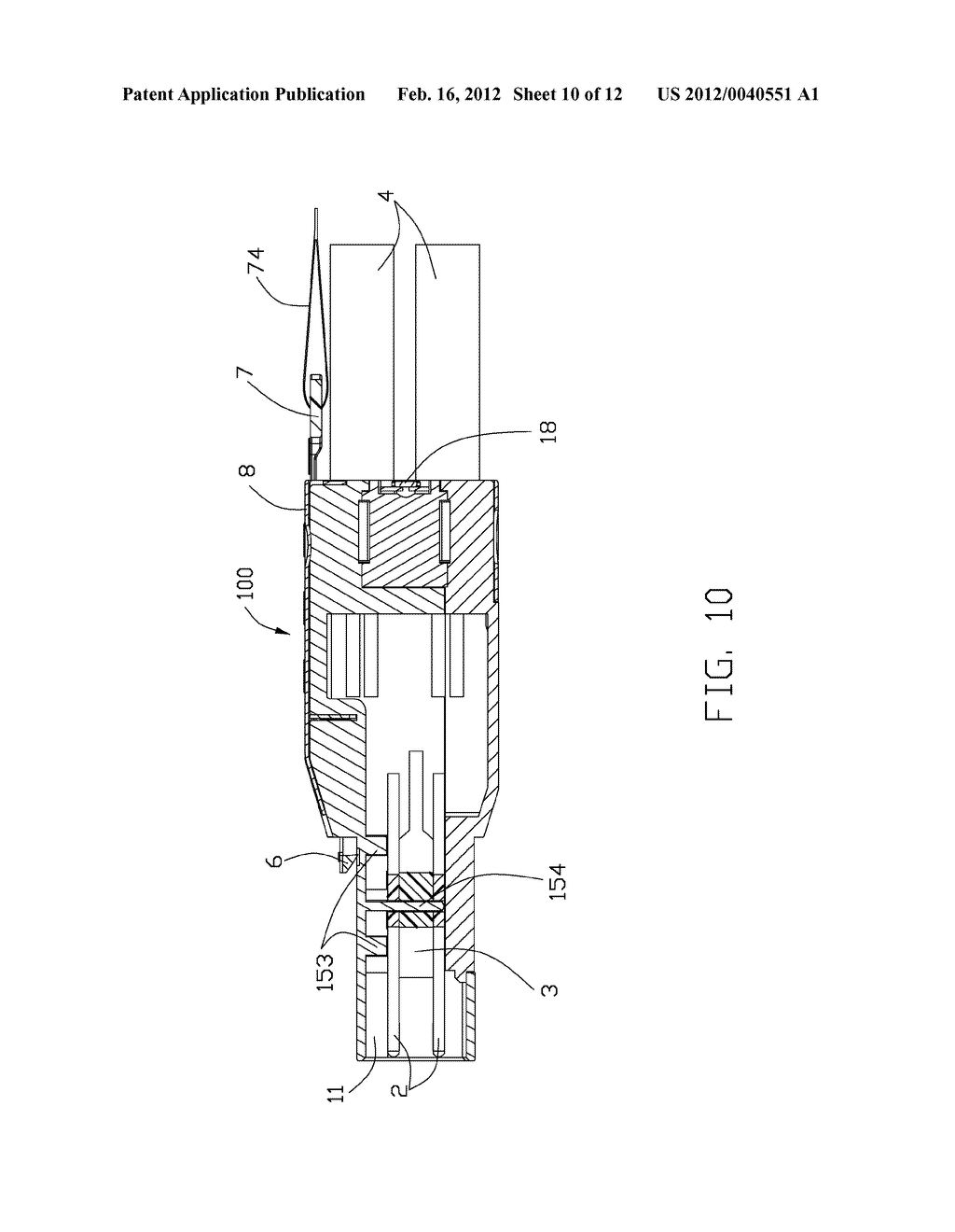 ELECTRICAL CONNECTOR ASSEMBLY WITH A LATCH MECHANISM EASILY OPERATED - diagram, schematic, and image 11