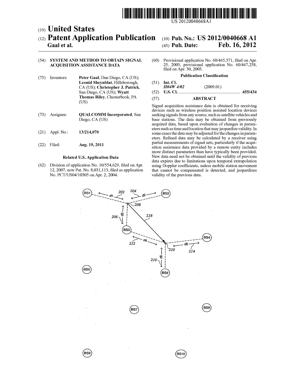 SYSTEM AND METHOD TO OBTAIN SIGNAL ACQUISITION ASSISTANCE DATA - diagram, schematic, and image 01