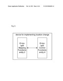 Method, system and device for implementing identity identifier and     location separation diagram and image