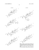 TETRACYCLIC TERPENE SERIES COMPOUNDS, METHODS FOR PREPARING SAME, USES     THEREOF AS MEDICINES AND PHARMACEUTICAL COMPOUNDS CONTAINING SAME diagram and image