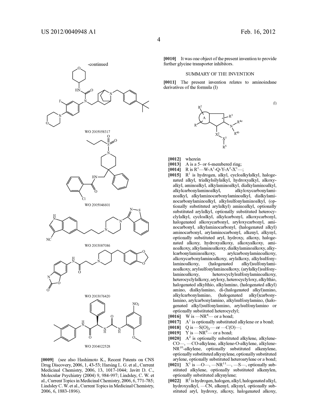 AMINOINDANE DERIVATIVES, PHARMACEUTICAL COMPOSITIONS CONTAINING THEM, AND     THEIR USE IN THERAPY - diagram, schematic, and image 05