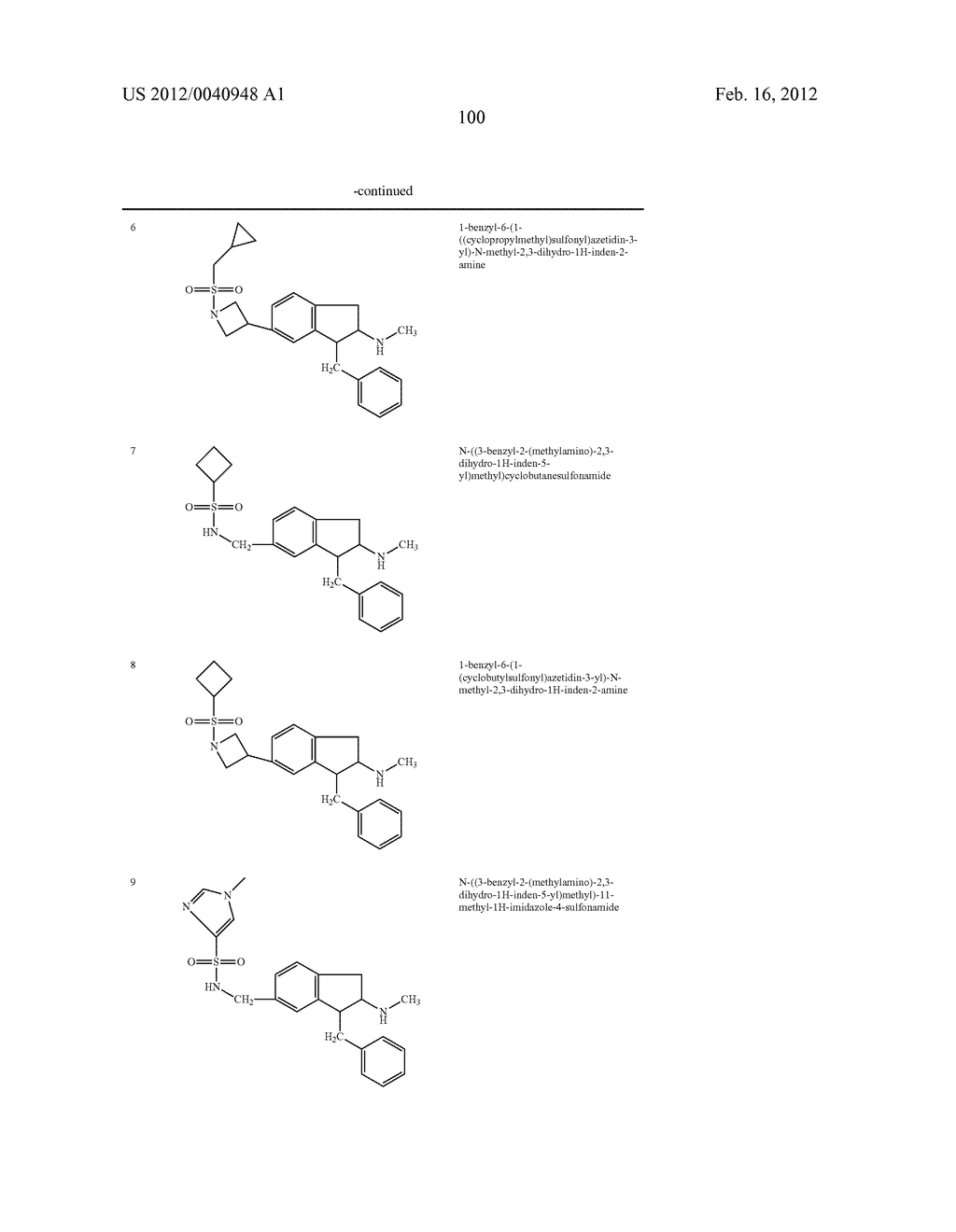 AMINOINDANE DERIVATIVES, PHARMACEUTICAL COMPOSITIONS CONTAINING THEM, AND     THEIR USE IN THERAPY - diagram, schematic, and image 101