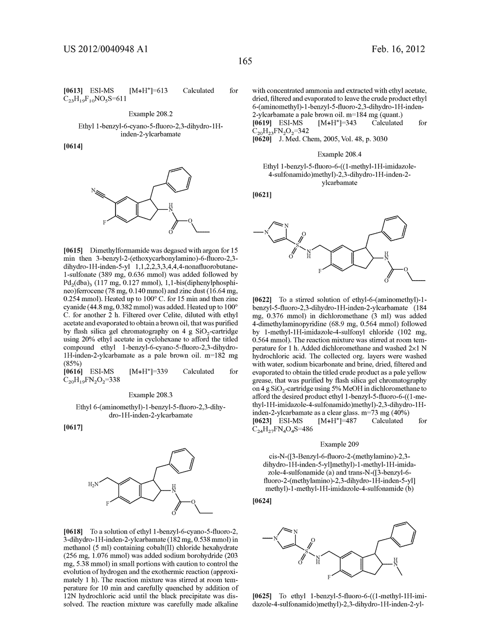 AMINOINDANE DERIVATIVES, PHARMACEUTICAL COMPOSITIONS CONTAINING THEM, AND     THEIR USE IN THERAPY - diagram, schematic, and image 166