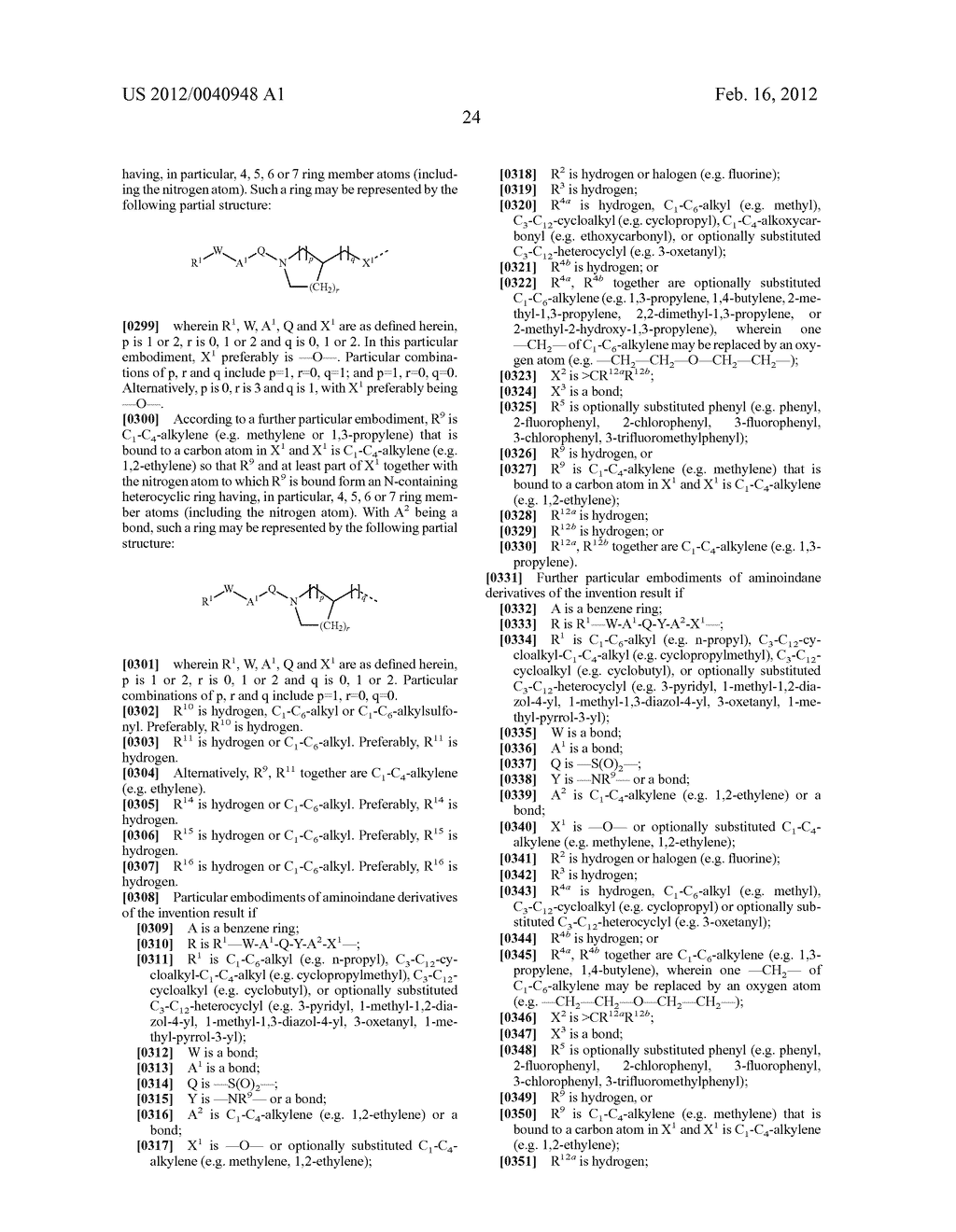 AMINOINDANE DERIVATIVES, PHARMACEUTICAL COMPOSITIONS CONTAINING THEM, AND     THEIR USE IN THERAPY - diagram, schematic, and image 25