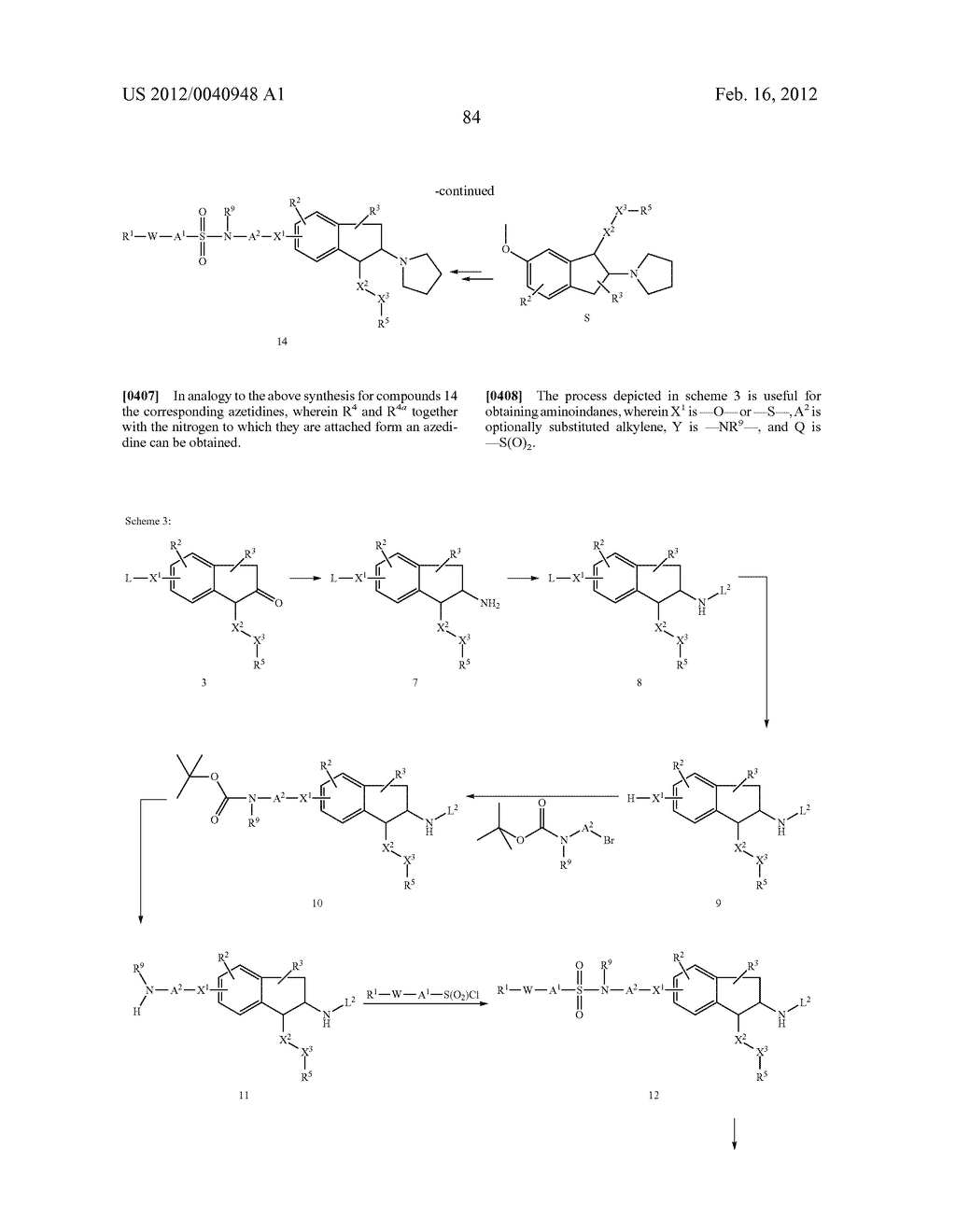 AMINOINDANE DERIVATIVES, PHARMACEUTICAL COMPOSITIONS CONTAINING THEM, AND     THEIR USE IN THERAPY - diagram, schematic, and image 85