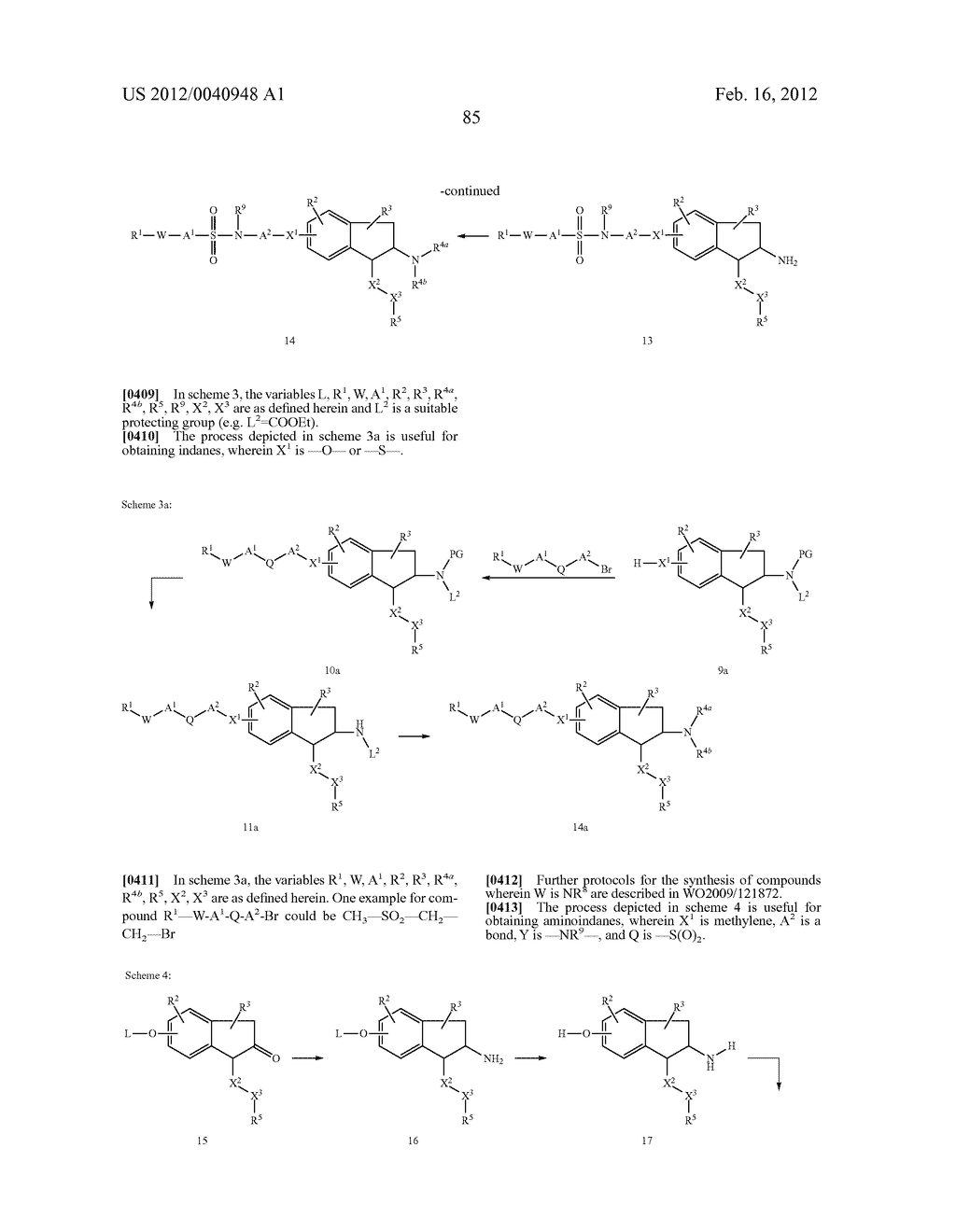 AMINOINDANE DERIVATIVES, PHARMACEUTICAL COMPOSITIONS CONTAINING THEM, AND     THEIR USE IN THERAPY - diagram, schematic, and image 86