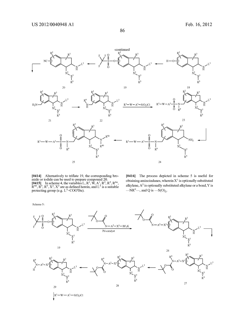 AMINOINDANE DERIVATIVES, PHARMACEUTICAL COMPOSITIONS CONTAINING THEM, AND     THEIR USE IN THERAPY - diagram, schematic, and image 87