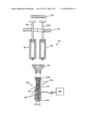 APPARATUS AND METHOD OF REACTING POLYMERS BY EXPOSURE TO UV RADIATION TO     PRODUCE INJECTABLE MEDICAL DEVICES diagram and image