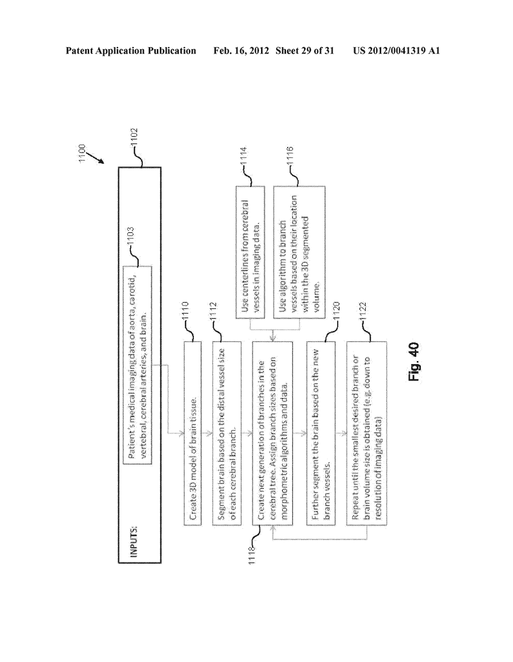 METHOD AND SYSTEM FOR PATIENT-SPECIFIC MODELING OF BLOOD FLOW - diagram, schematic, and image 30