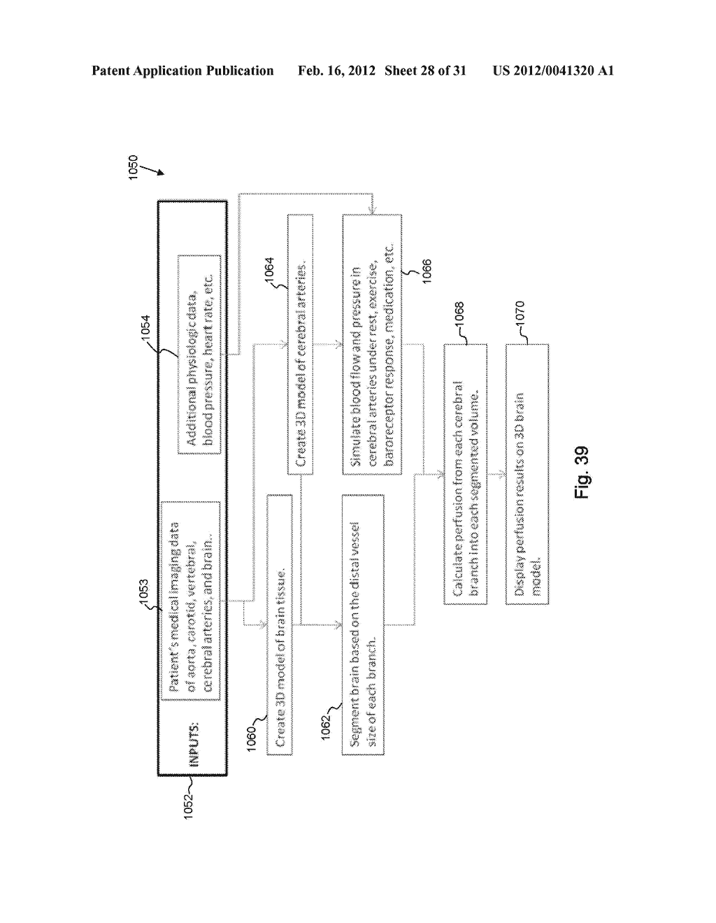 METHOD AND SYSTEM FOR PATIENT-SPECIFIC MODELING OF BLOOD FLOW - diagram, schematic, and image 29