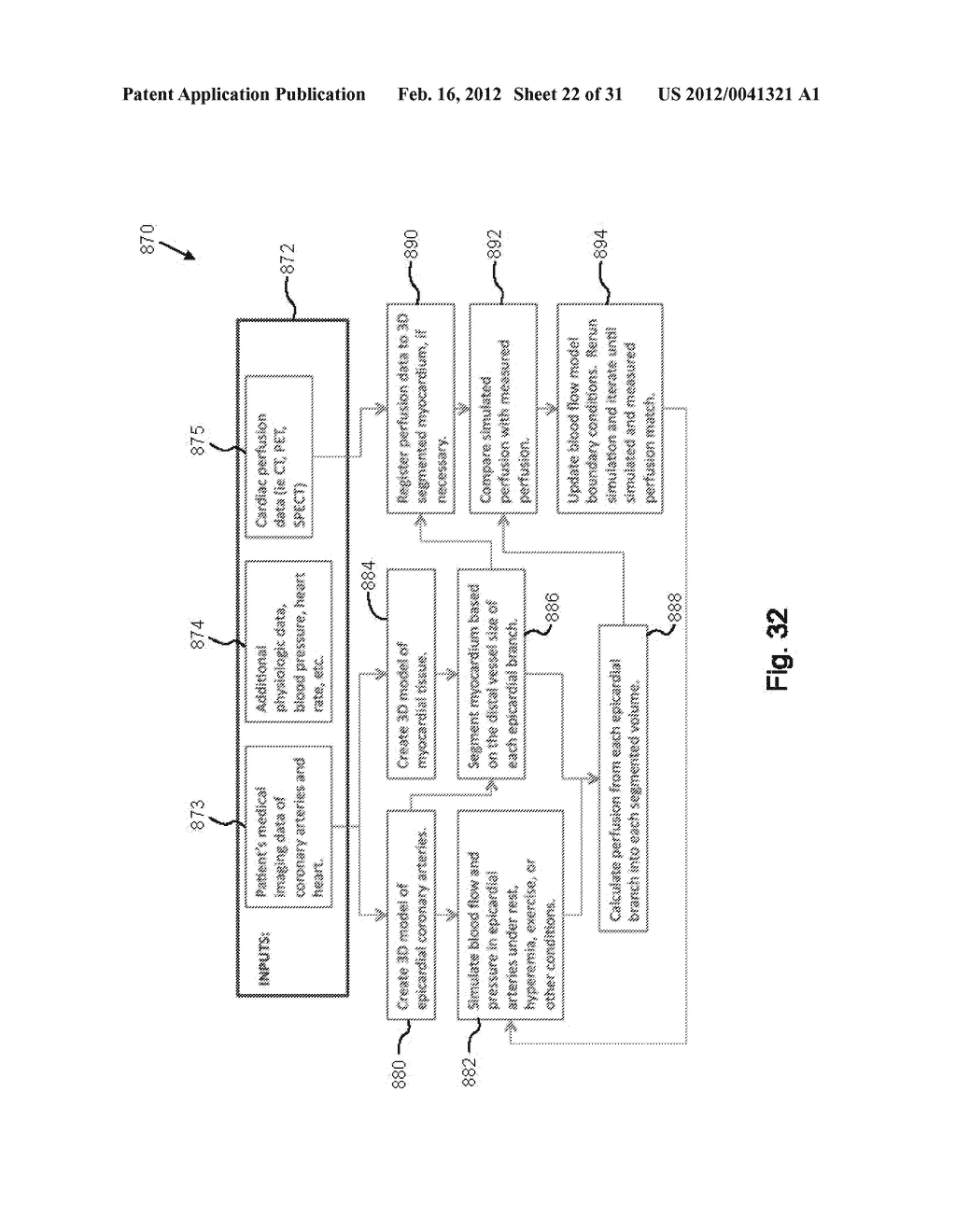 METHOD AND SYSTEM FOR PATIENT-SPECIFIC MODELING OF BLOOD FLOW - diagram, schematic, and image 23