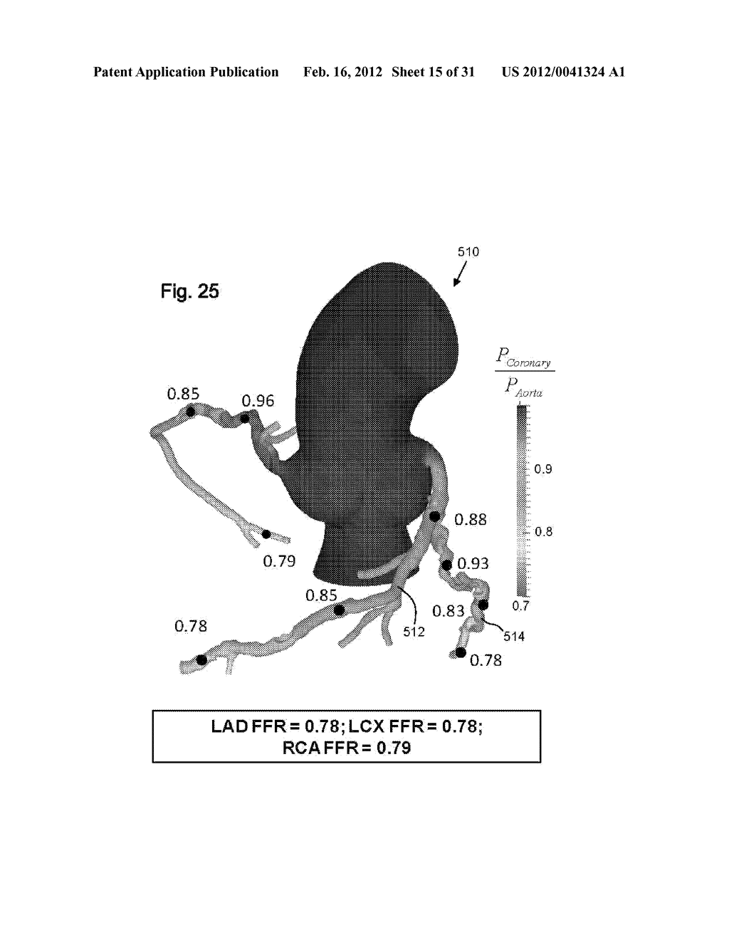 METHOD AND SYSTEM FOR PATIENT-SPECIFIC MODELING OF BLOOD FLOW - diagram, schematic, and image 16