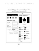 System and Method for Prominent Sponsorship Theme Rotation in a     Joint-Sponsorship Website diagram and image