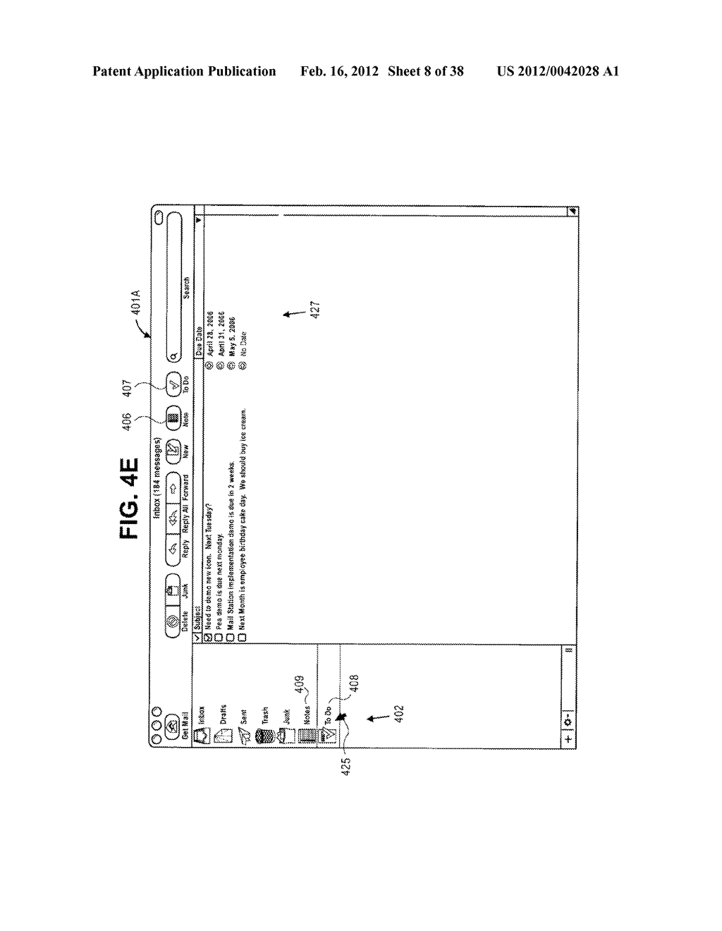 METHODS AND SYSTEMS FOR MANAGING TO DO ITEMS OR NOTES OR ELECTRONIC     MESSAGES - diagram, schematic, and image 09