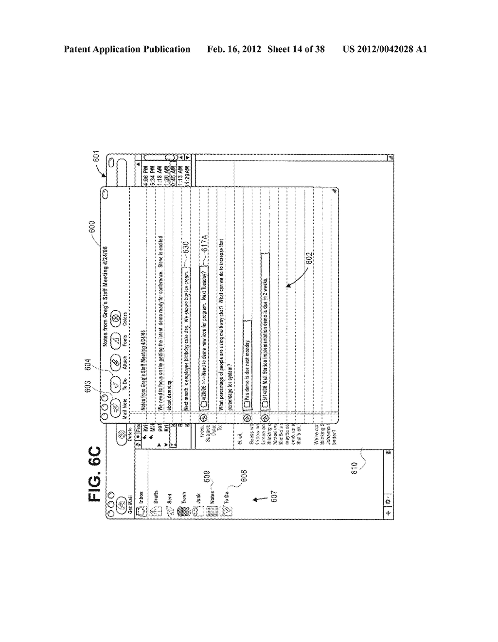 METHODS AND SYSTEMS FOR MANAGING TO DO ITEMS OR NOTES OR ELECTRONIC     MESSAGES - diagram, schematic, and image 15